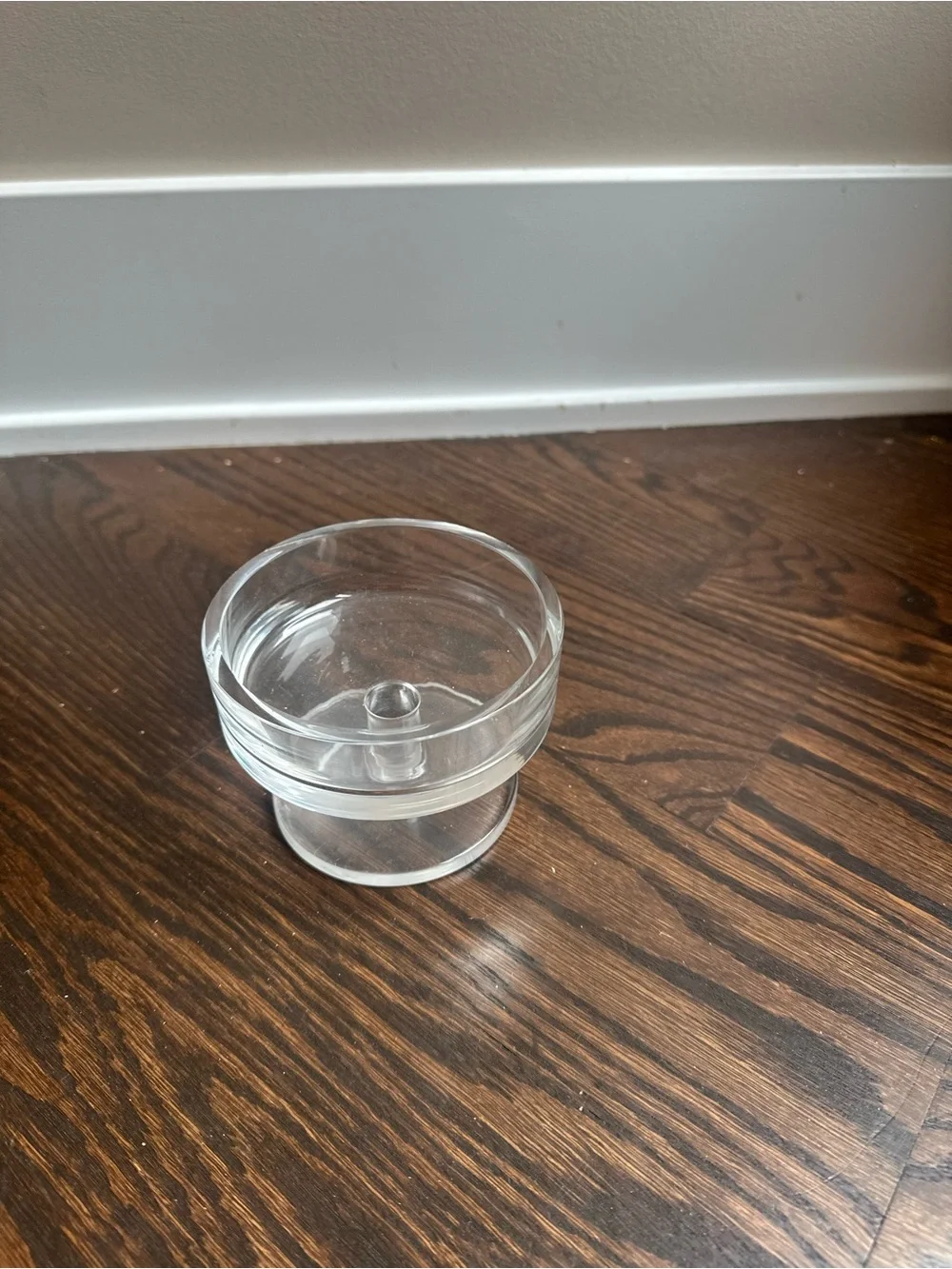 Glass Candle Stand Holder